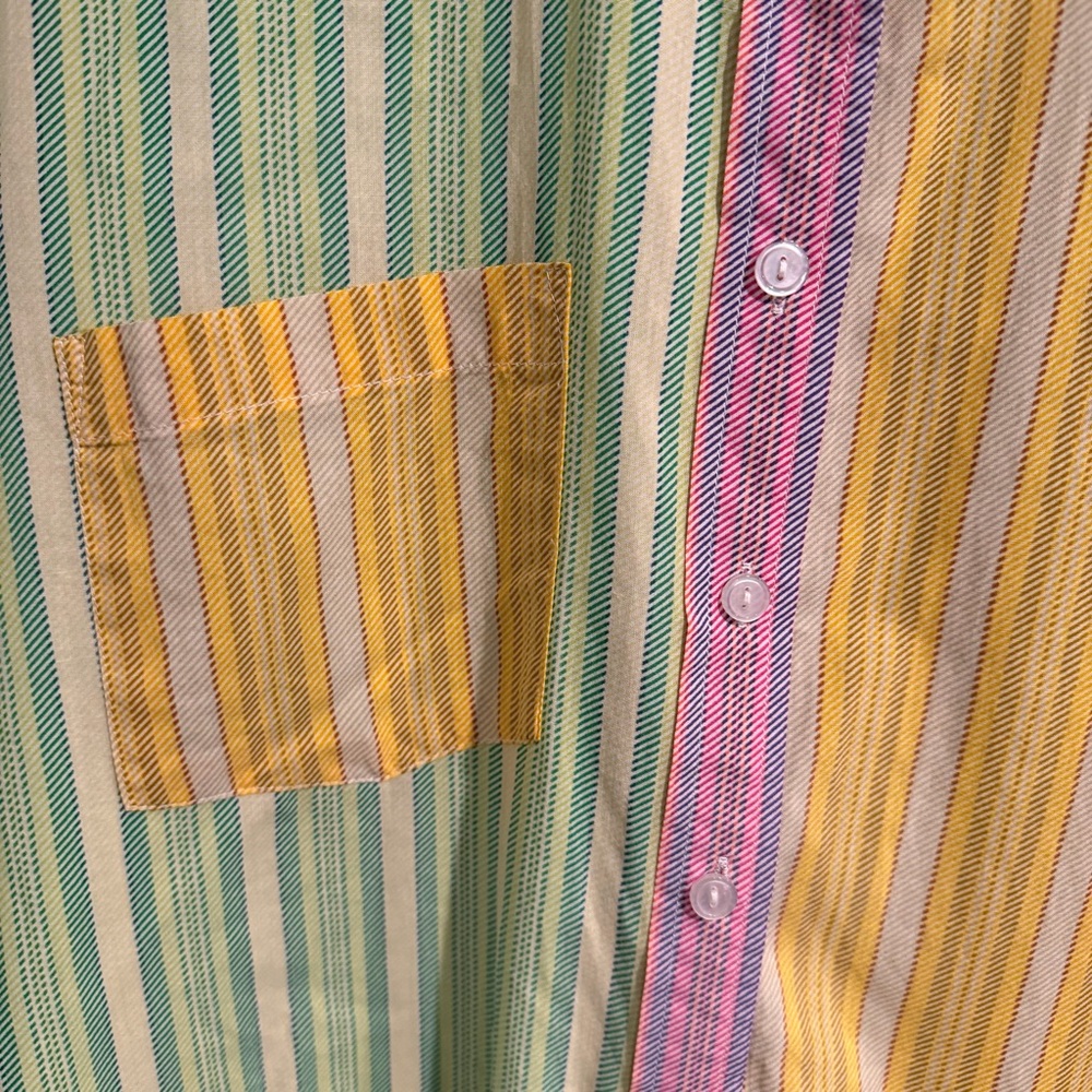 Wild Fable Pastel Striped Button Down Shirt - Picture 4 of 6